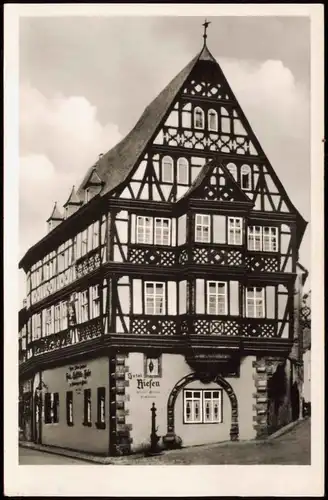 Miltenberg (Main) Hotel Riesen, ältestes Gasthaus Deutschlands 1952