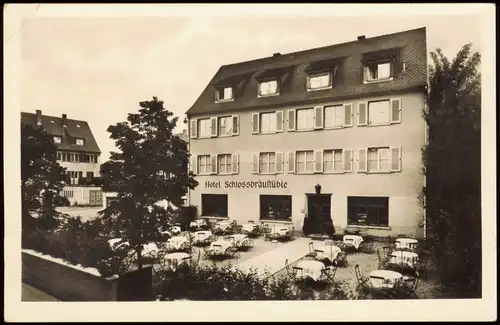 Neu-Ulm Hotel Gaststätte Schlossbräustüble in Ulm a.d. Donau 1960