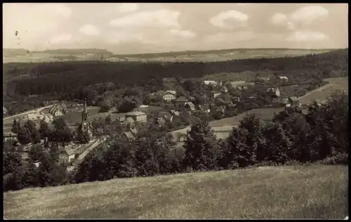 Berggießhübel Bad Gottleuba- Panorama Umland-Ansicht zur DDR-Zeit 1956