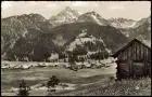 Ansichtskarte Tannheim Panorama-Ansicht Blick zu den Bergen 1961