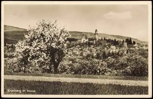 Ansichtskarte Kronberg / Cronberg (Taunus) Panorama-Ansicht 1959