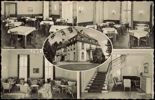 Kronberg Cronberg (Taunus) Kur-Genesungsheim Haus Waldfriede mit Innenan 1959