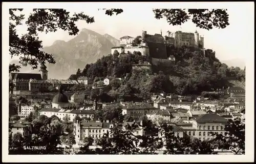 Ansichtskarte Salzburg Gesamtansicht der Festung Hohensalzburg 1960