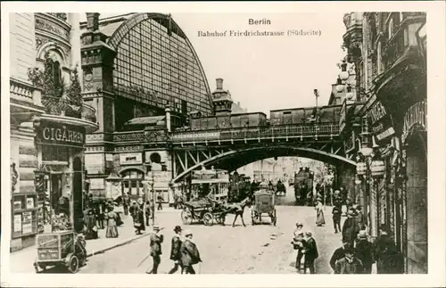 Mitte-Berlin Bahnhof Friedrichstrasse (Südseite) 1912/1970 REPRO