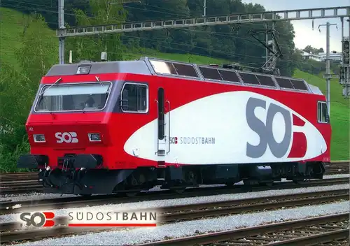 Verkehr & Eisenbahn: SOB SÜDOSTBAHN Elektro-Lokomotive SOB-Lokomotive 456 2000