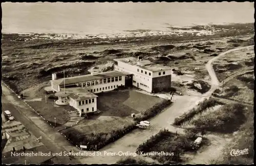 Ansichtskarte St. Peter-Ording Luftbild Kurmittelhaus 1962