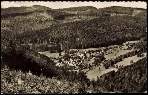 Ansichtskarte Todtmoos Blick auf die Stadt 1957