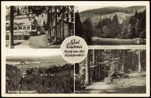 Bad Sachsa Mehrbildkarte mit Ortsansichten u.a. Berghotel Katzenstein 1970