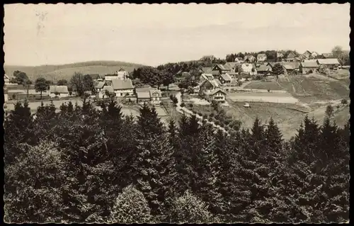 Ansichtskarte Hohegeiß-Braunlage Panorama-Ansicht; Ort im Hochharz 1962