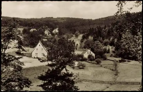 Ansichtskarte Löhlbach Panorama-Ansicht; Ort im Kellerwald 1960