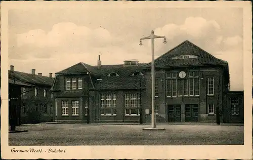Ansichtskarte Gronau (Westfalen) Bahnhof 1940