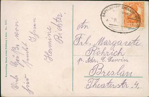 Postcard Ruhbank Schlesien Sedzislaw Bahnhof, Unterwerk b. Landeshut 1913