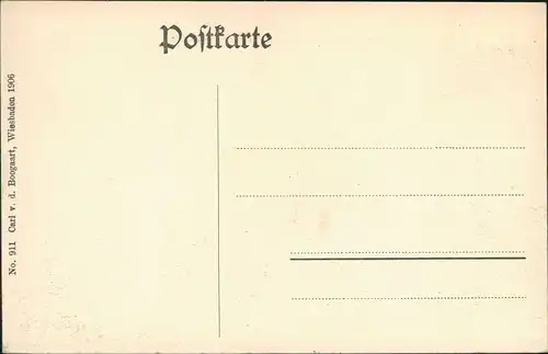 Ansichtskarte Wiesbaden Hauptbahnhof 1909