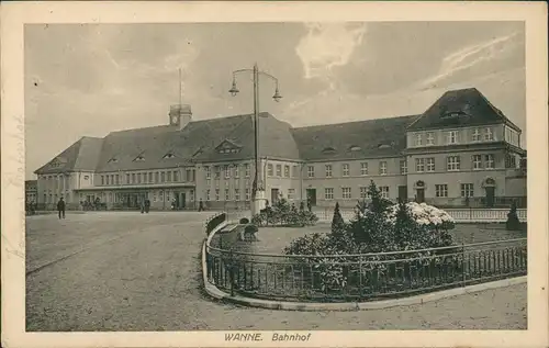 Ansichtskarte Wanne-Eickel-Herne Bahnhof 1917