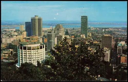 Postcard Montreal GENERAL VIEW, VUE PANORAMIQUE, Stadt-Panorama 1967