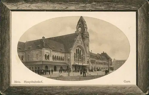 CPA Metz Bahnhof / La Gare 1911 Passepartout