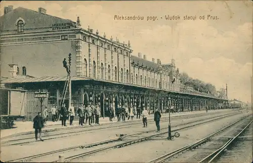 Alexandrowo Aleksandrów Kujawski Bahnhof b Arys Ostpreußen 1916
