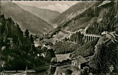 Ansichtskarte Breitnau Höllentalsteige Höllental (Schwarzwald) 1955