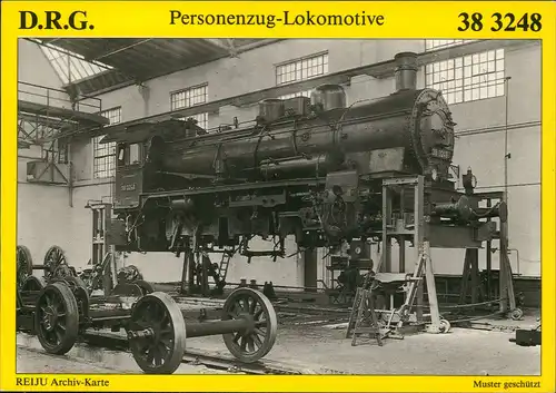 Dampf-Personenzuglokomotive 38 3248 Verkehr/KFZ - Eisenbahn/Zug/Lokomotive 1990
