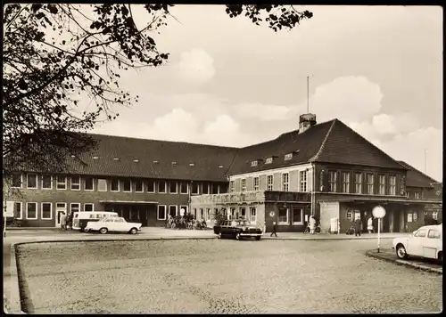 Ansichtskarte Rheine Westfalen Bahnhof 1970