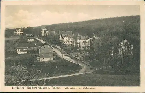 Ansichtskarte Niedernhausen Stadtpartie 1915