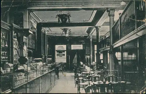 Ansichtskarte Kiel Kaffeehaus Monopol, Bes. A. Tittelbach 1920