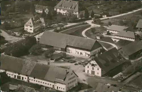 Ansichtskarte Aulendorf Staatl. Lehr- und Versuchsanstalt Luftbild 1963