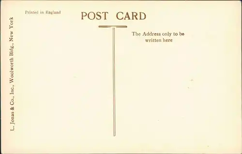 Postcard Manhattan-New York City Luftbild Financial Distrikt 1956