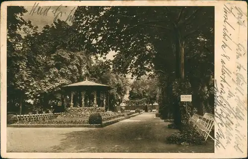 Ansichtskarte Stuttgart Stadtgarten - Restaurant 1929