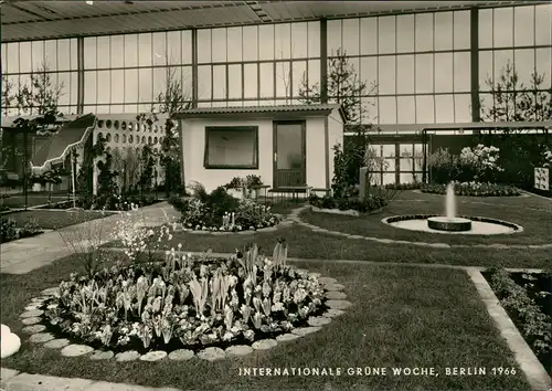 Berlin Internationale Grüne Woche: Kleingärtner, Siedler Bungalow 1966