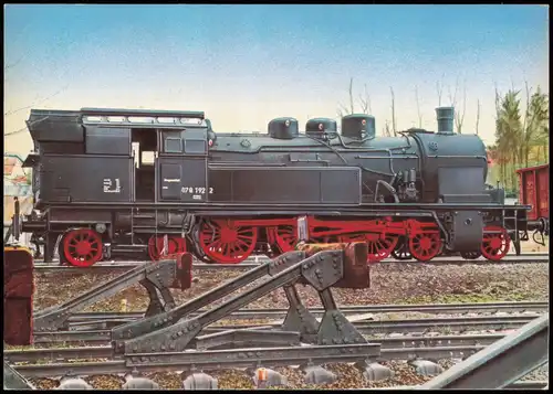 Ansichtskarte  Dampflokomotive Preußische T 18 Dampflok 1970