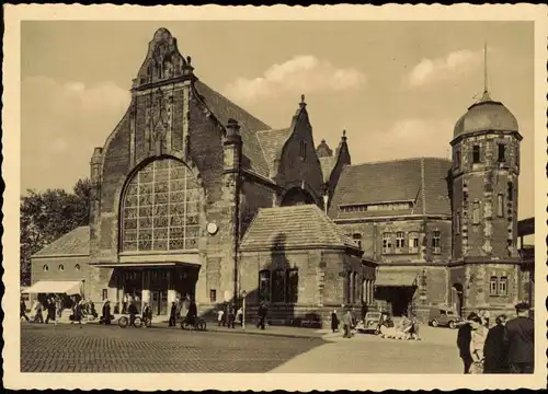 Ansichtskarte Gelsenkirchen Bahnhof 1959