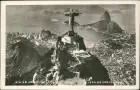 Postcard Rio de Janeiro VISTA DO CORCOVADO 1967