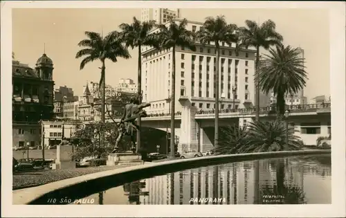 Postcard Sao Paulo Stadtpartie 1942
