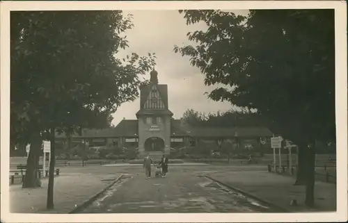 Ansichtskarte Bad Saarow Bahnhof - Fotokarte 1953