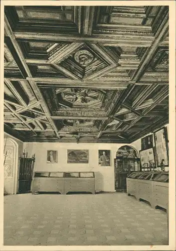 Ansichtskarte Näfels (Glarus) Saal des Freulerpalastes 1939