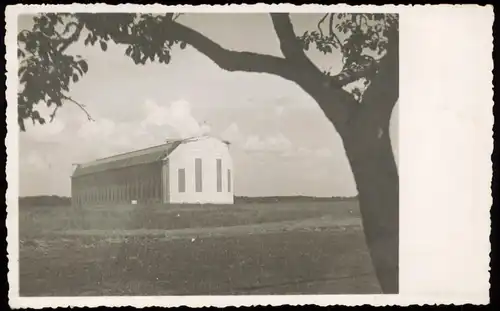 Ansichtskarte Manzell-Friedrichshafen Zeppelin-Halle 1940 Privatfoto