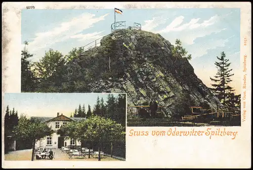 Ansichtskarte Oderwitz Oderwitzer Spitzberg 2 Bild Restauration 1908