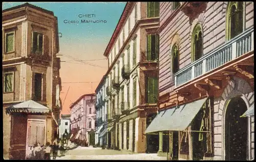 Cartoline San Vito Chietino Corso Marrucino 1914