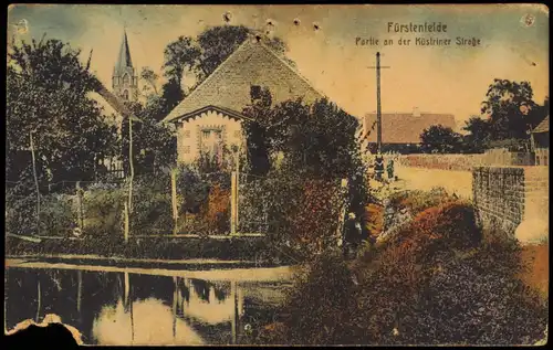 Fürstenfelde b. Soldin Boleszkowice Küstriner Straße Pommern 1911