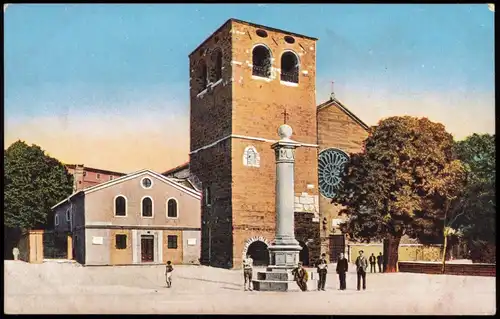 Cartoline Triest Trieste Cattedrale S. Giusto. 1914