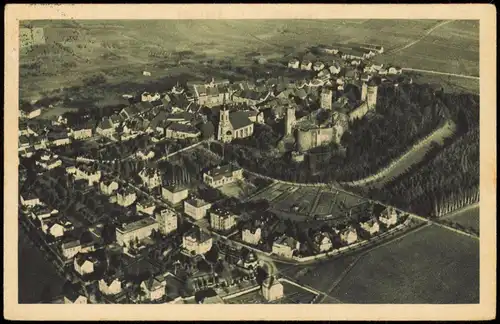 Ansichtskarte Stolpen Luftbild 1927