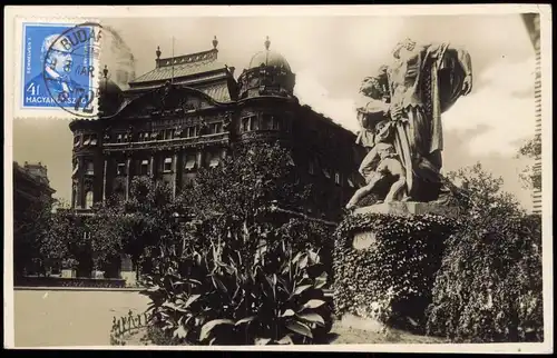 Postcard Budapest Irredenta-Monument: Nord. 1933
