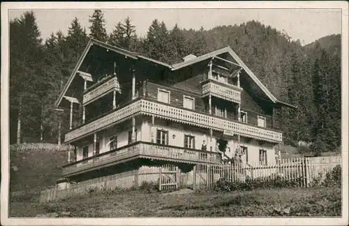 Ansichtskarte Krimml Pension Bräuern 1934