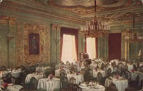 Ansichtskarte Charlottenburg-Berlin Boarding-Palast Kronprinzensaal 1913
