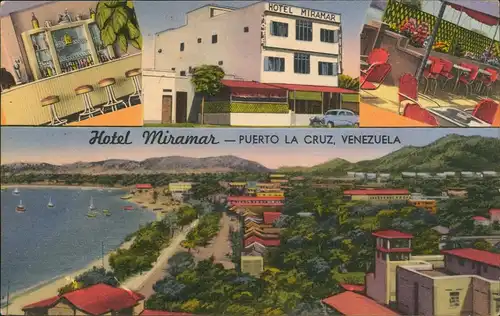 Postcard Puerto la Cruz Venezuela 2 Bild: Hotel Miramar 1939