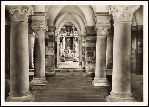 Höxter Weser Kirche zu CORVEY  Untergeschoß des karolingischen Westwerkes 1960