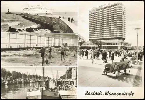 Warnemünde-Rostock Hafen, Hotel Neptun, Schwimmhalle Neptun Am Alten Strom 1980