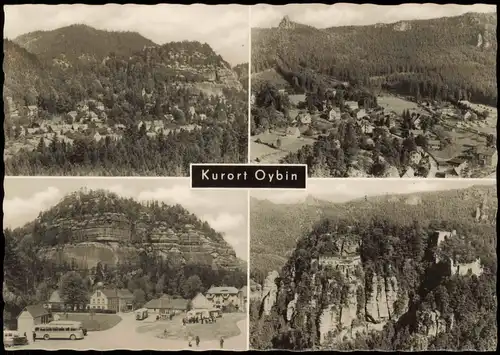Oybin Zittauer Gebirge DDR Mehrbild-AK mit Umland-Ansichten 1966