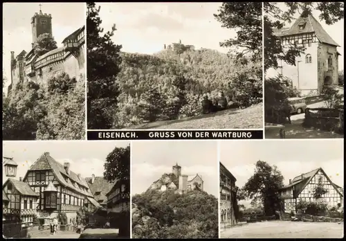 Ansichtskarte Eisenach MB: Wartburg 1980